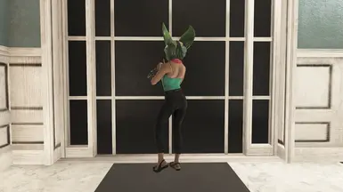Vanilla top Black jeans