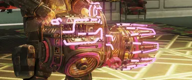 Pink Light 'Em Up Gatling Plasma
