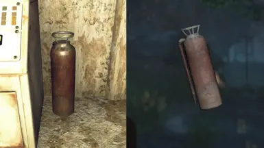 New Fire Extinguisher - Weathered