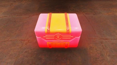 Nuclear Winter Clean Small Container (Red Glow)