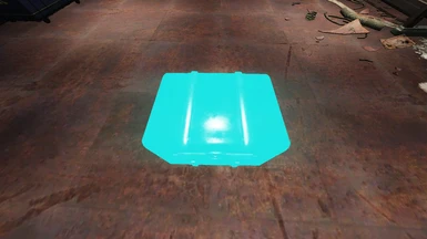 Nuclear Winter Clean Small Container (Cyan Glow)