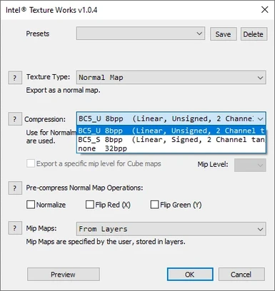Intel Texture Works Plugin for Photoshop - SNORM Support