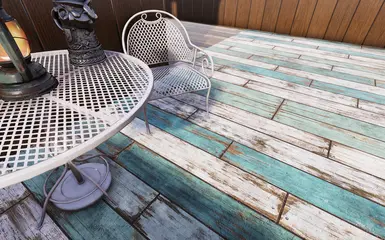 Multicolored Wood Floor