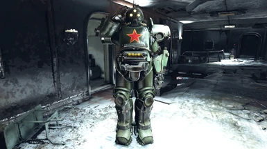Silent Red Shift Power Armor