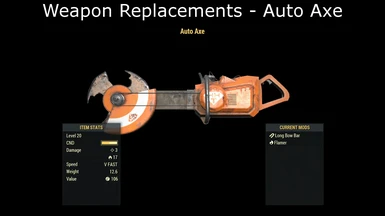 Weapon Replacements - Auto Axe