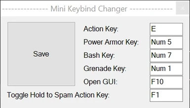 Mini Keybind Changer - GUI