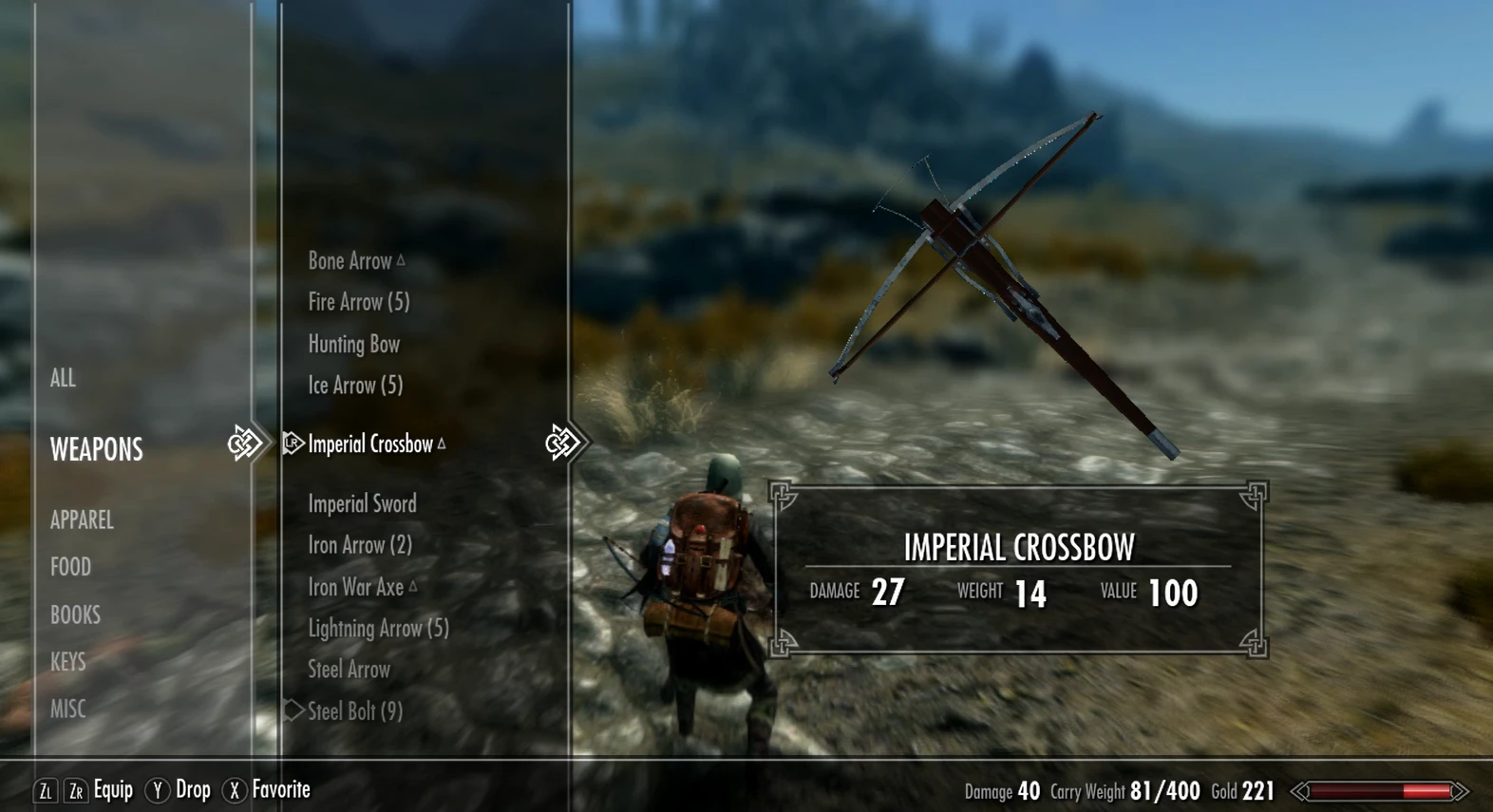 skyrim crossbow merchant build