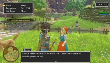 Dialogue box changes (included in the Retro UI package)