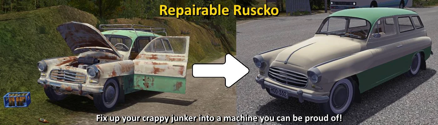 Repairable Ruscko at My Summer Car Nexus - Mods and community