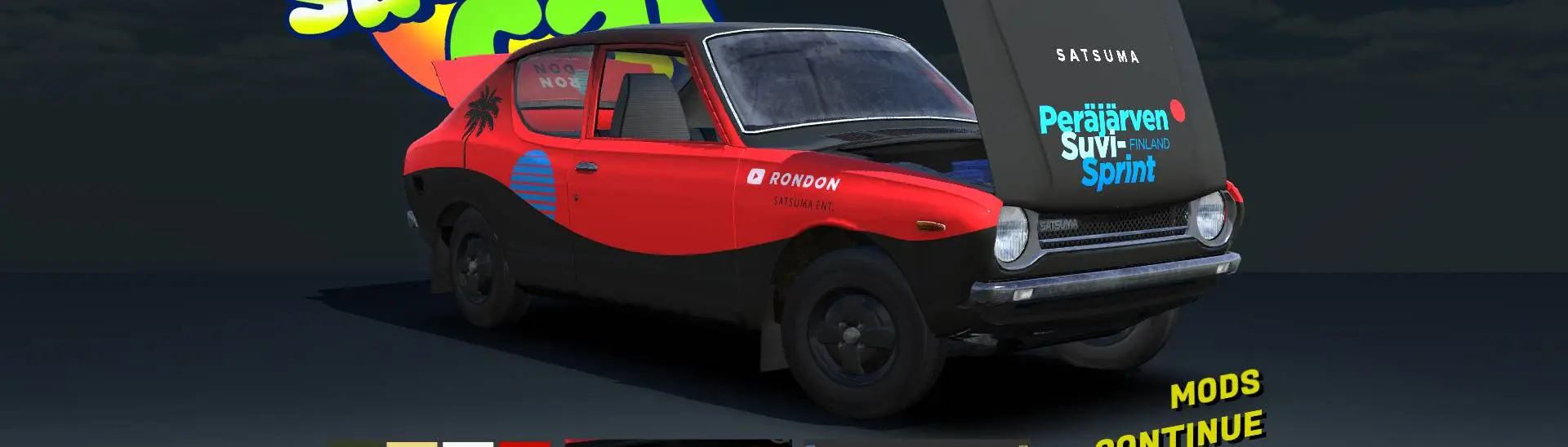 Original Retrowave Skin for Satsuma at My Summer Car Nexus - Mods and  community