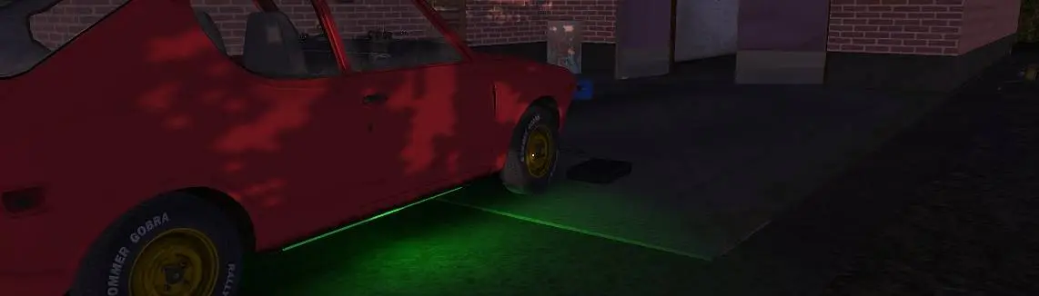 Classic bright red-black Satsuma paintjob at My Summer Car Nexus