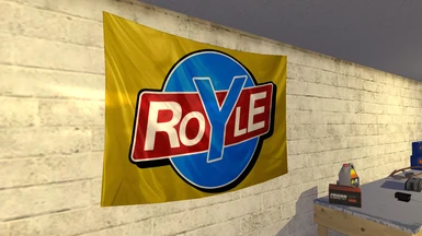 The Old RoYle Garage flag