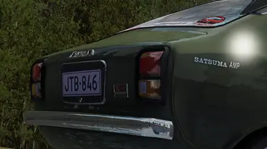 Rear plate trim