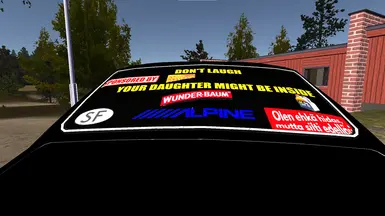 Jagermeister skin for satsuma (black and orange) and Window stickers
