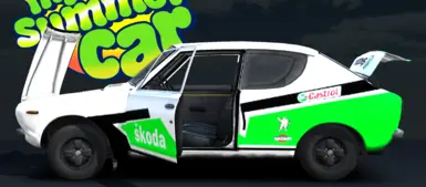 Skoda Car Skin For Satsuma