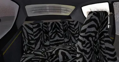 Zebra seat covers