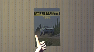 Rally Sprint Race Poster