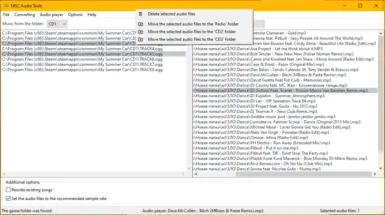 MSC Audio Tools