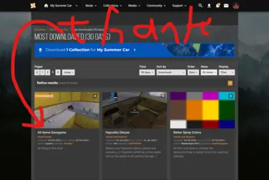 thank for download because my mod on most download (30 days)