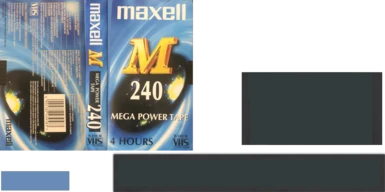 Maxell VHS blank tape M240