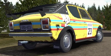 Example of how you car can look with this mod