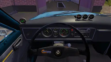 Satsuma Motors logo on the Steering Wheel at My Summer Car Nexus - Mods ...