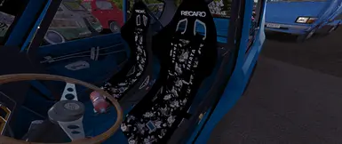 Recaro flowers seat and takata harness japan style