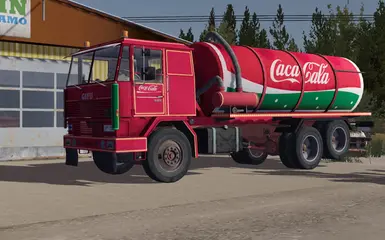 Christmas truck skin