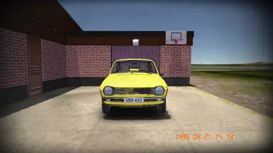 This is a perfectly built yellow car. Didn't do anything else