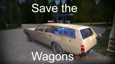 Save the wagons flag
