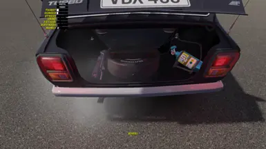 Comes with spare tire and tools