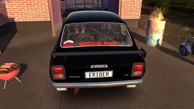Polish window sticker KOCHAM PIWO