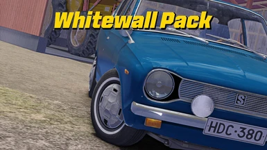 Whitewall tire texture pack