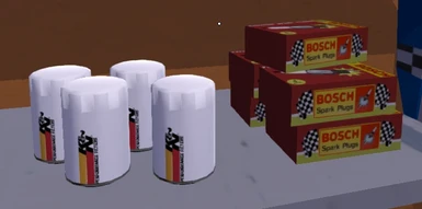 Oil Filter & Sparkplug box