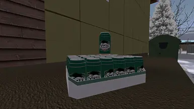 Dzik canned beer textura