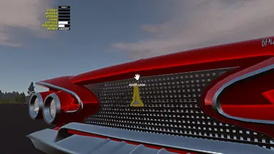 Hood lock location