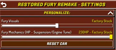 New settings