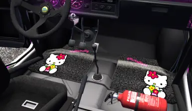 Hello Kitty Carpet Print