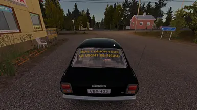 Funny Window Sticker At My Summer Car Nexus Mods And Community