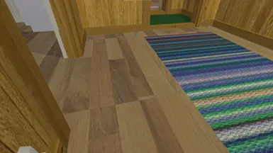 New floor texture in the house
