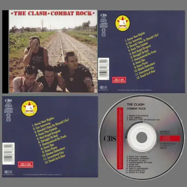 CD Cover art - The Clash Combat Rock