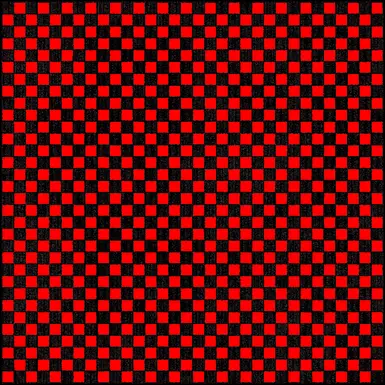 Red checkered carpets