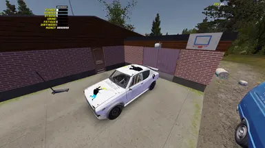 MSC JOHNNY BRAVO CAR SKIN
