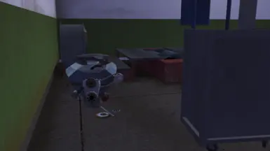 Engine in Fleetari's workshop