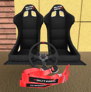 Sutasiko Textures for Rally Steering Wheel and Racing Accessories