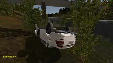LADA PRIORA AFTER AN ACCIDENT