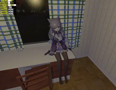 Keqing on the table (low effort joke mod)