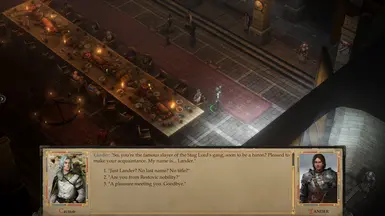 Lander using a different portrait because player picked his