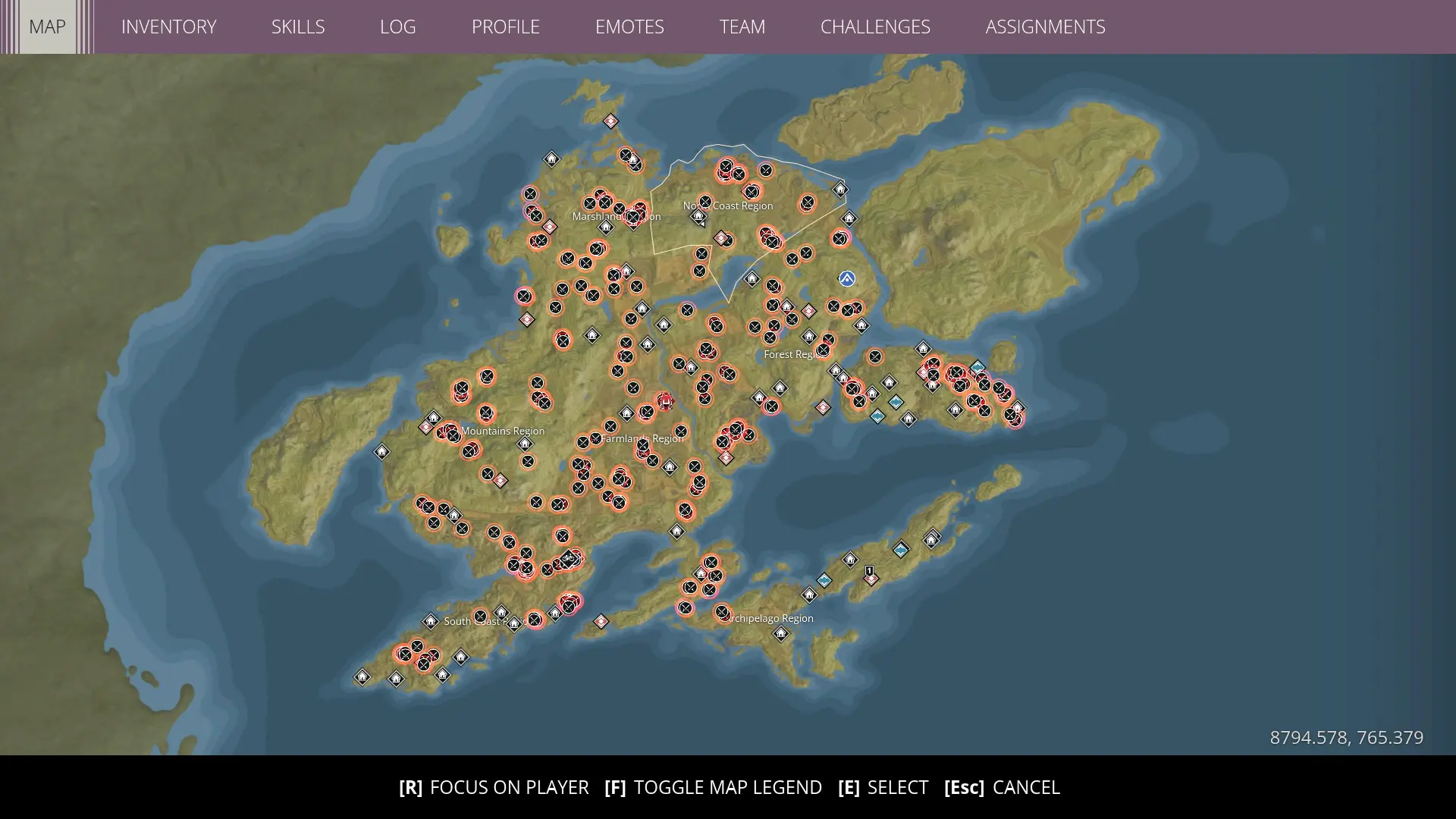 generation zero map locations