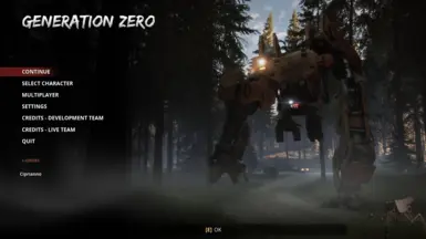 Main Menu